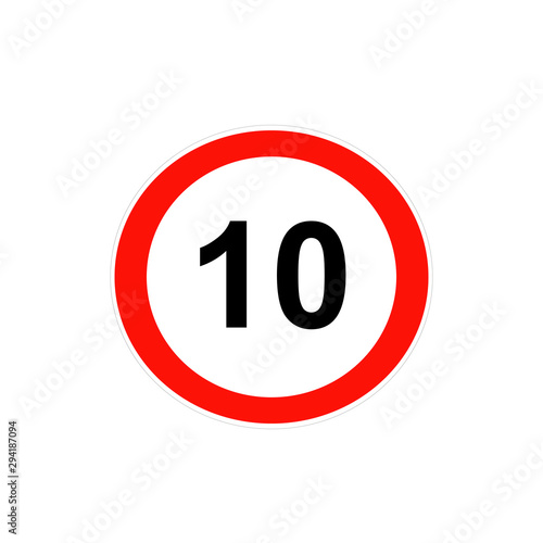 Road sign vector illustration