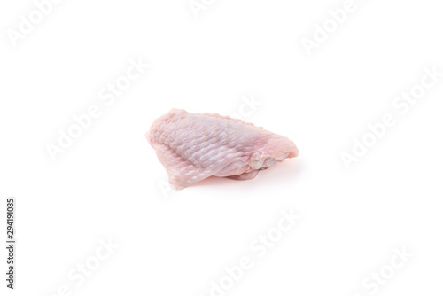 wing chicken on isolated white background