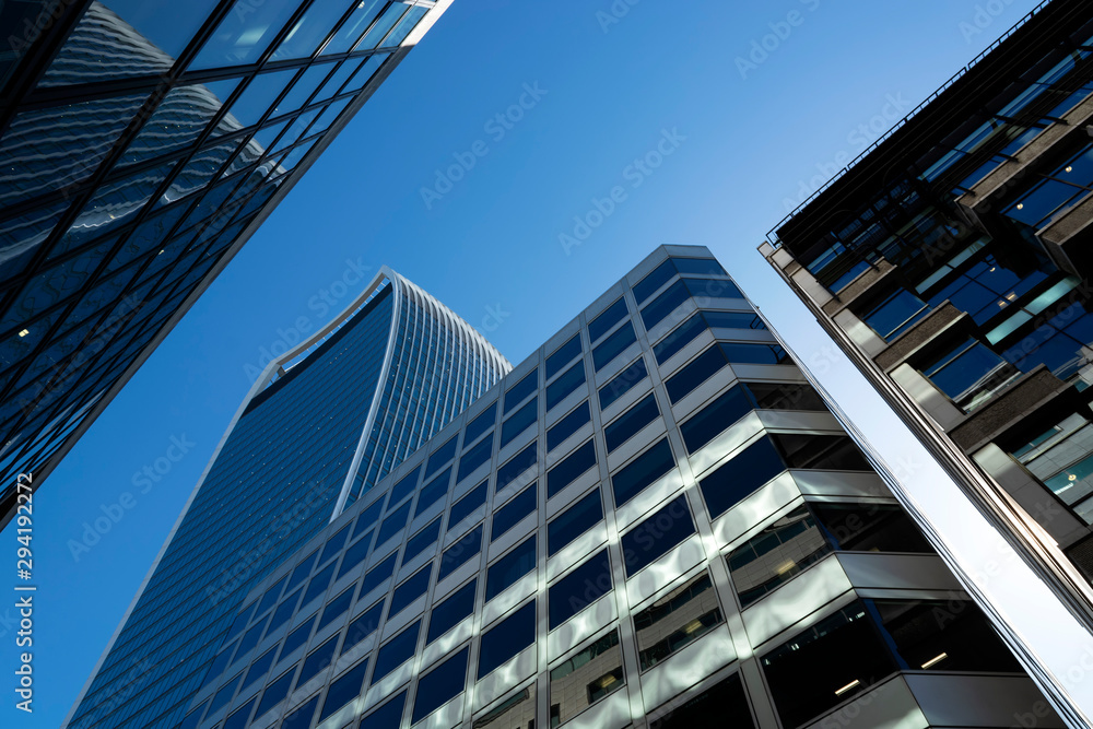 Frenchurch and skyscrapers in 13 September 2019. London ( UK ) Frenchurch and skyscrapers in 13 September 2019. London ( UK )