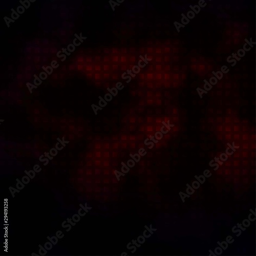 Dark Red vector pattern in square style.