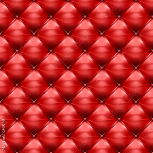Vector of red upholstery leather pattern background