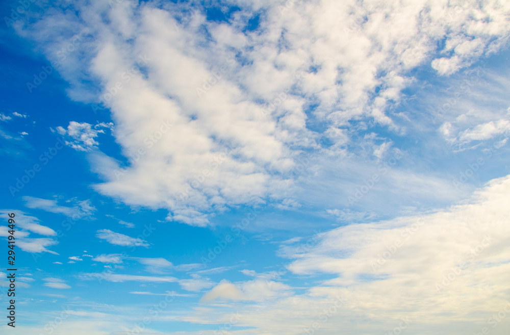 Fototapeta premium Sky with clouds,Blue skies, white clouds