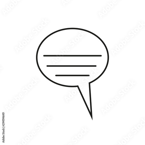 speech bubble chat vector e...