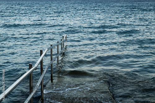entrance to the sea