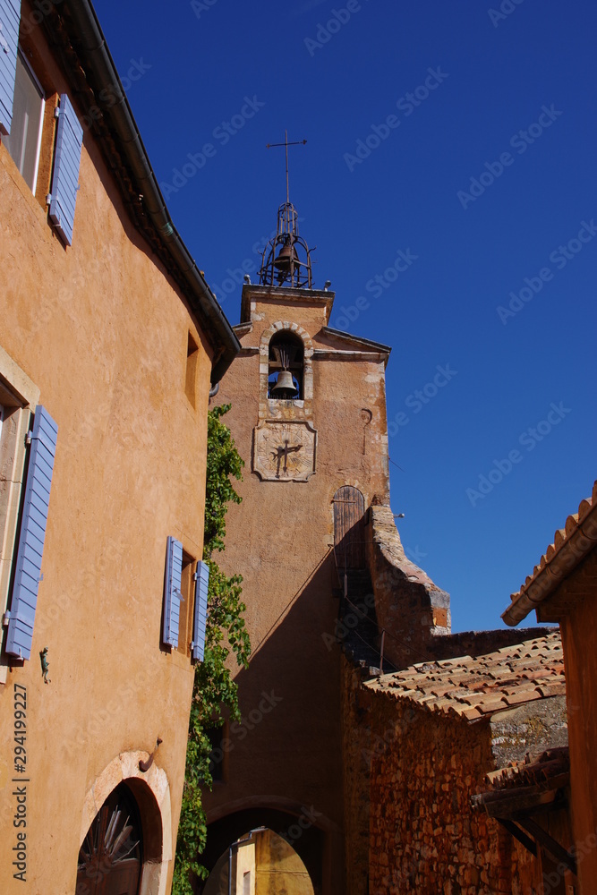 Le village de Roussillon en Provence