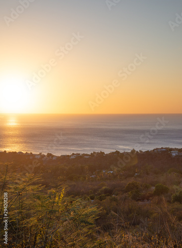 Coucher de soleil Vieux Habitant Basse Terre Guadeloupe France © jujud3100