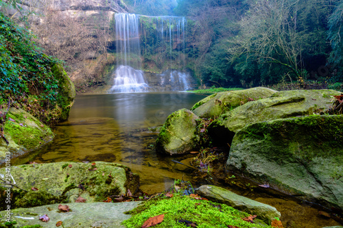 Amazing waterfall in the wilderness