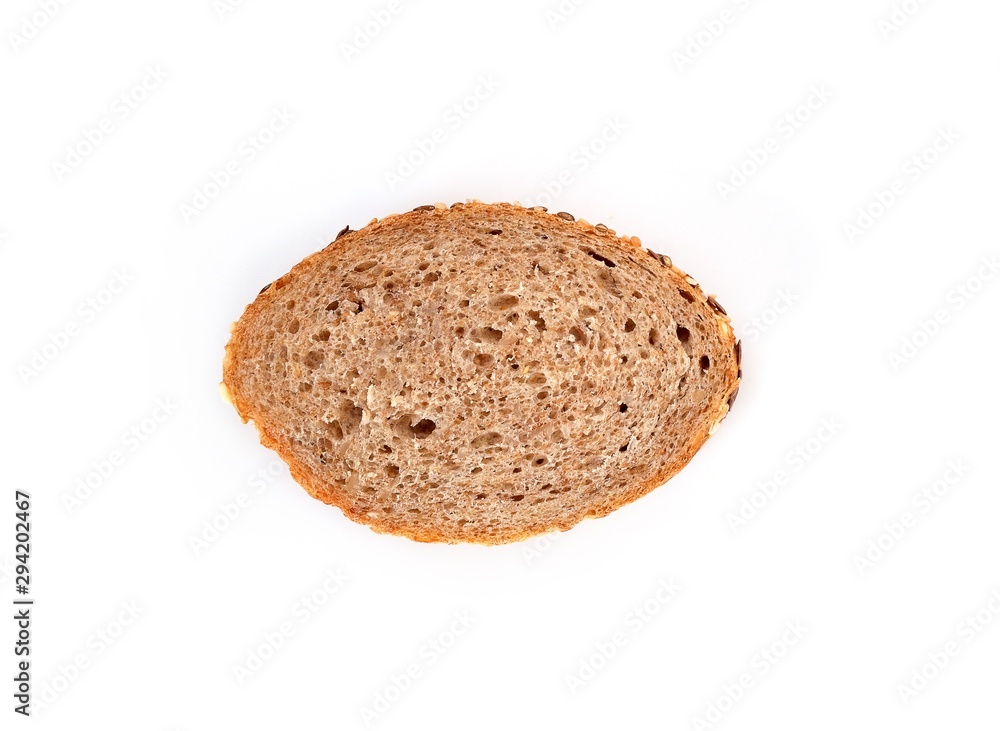 Bread isolated on a white background