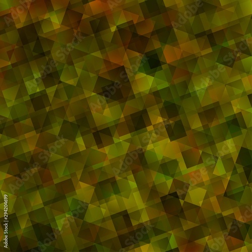 Light Green, Yellow vector backdrop with lines, triangles.