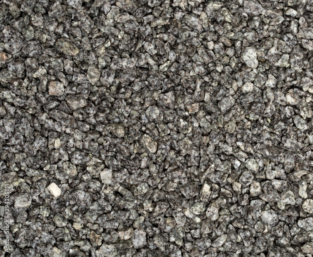 Vue gros plan d'une texture de pierre et gravier gris clair et gris foncé Vue gros plan d'une texture de pierre et gravier gris clair et gris foncé