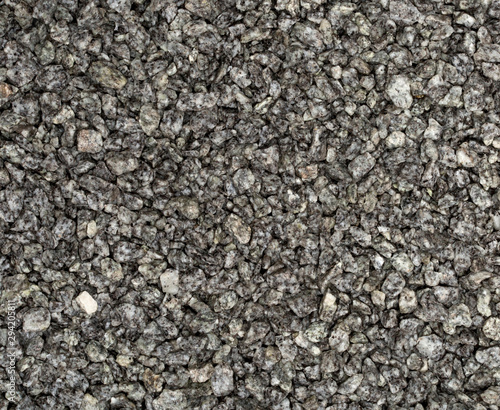 Vue gros plan d'une texture de pierre et gravier gris clair et gris foncé