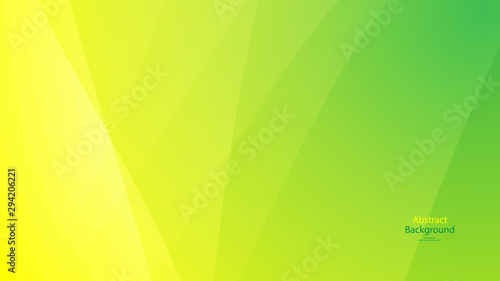 Green tone color and Yellow color background abstract art vector 