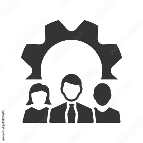 Business expert team icon photo