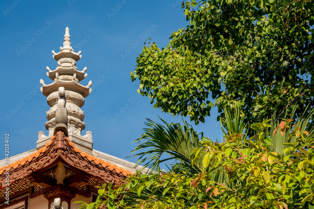 Buddhist temple pagoda, Nha Trang, Vietnam