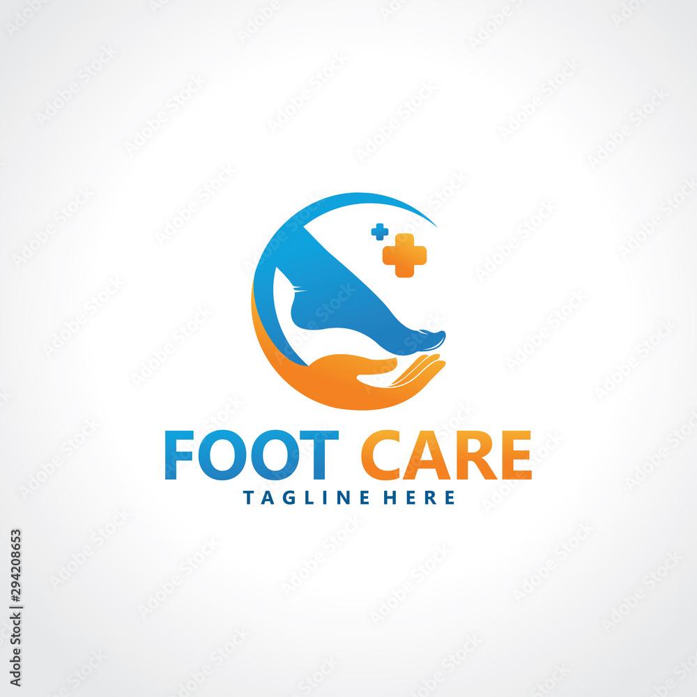foot logo design template icon vector isolated foot logo design template icon vector isolated