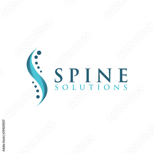 spine logo icon vector isolated design