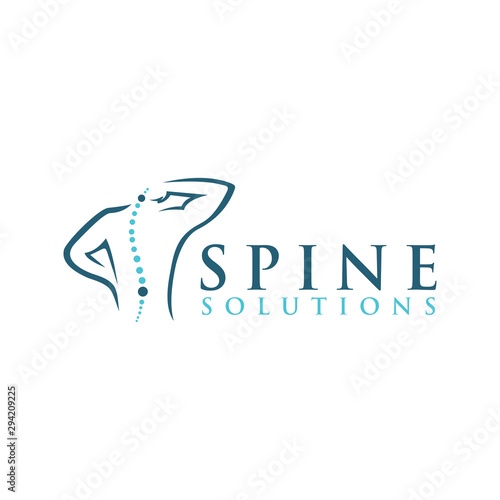 spine logo icon vector isolated design