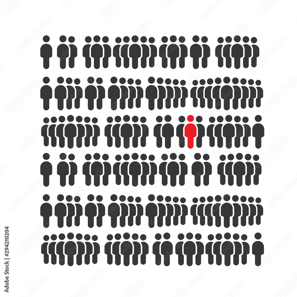 People Icons , Different Person work group Team Vector People Icons , Different Person work group Team Vector