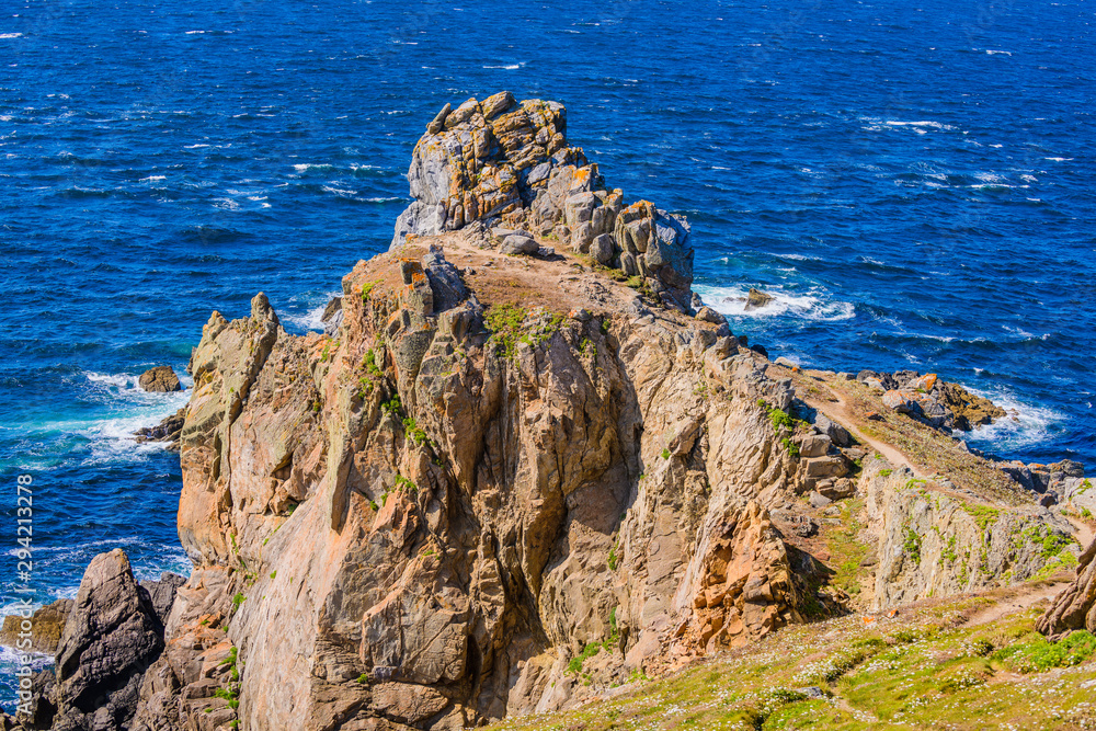 Incredible seascape on the Crozon Peninsula. Finister. Brittany. France Incredible seascape on the Crozon Peninsula. Finister. Brittany. France