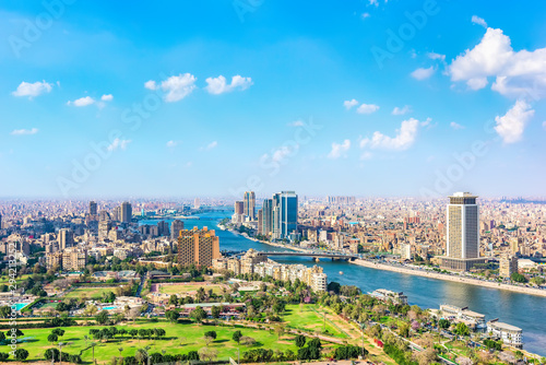 Fototapeta Naklejka Na Ścianę i Meble -  View on modern Cairo