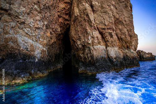 Coastline in Zalynthos island