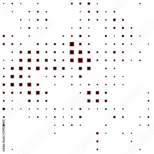 Dark Red vector pattern in square style. New abstract illustration with rectangular shapes. Pattern for busines booklets, leaflets