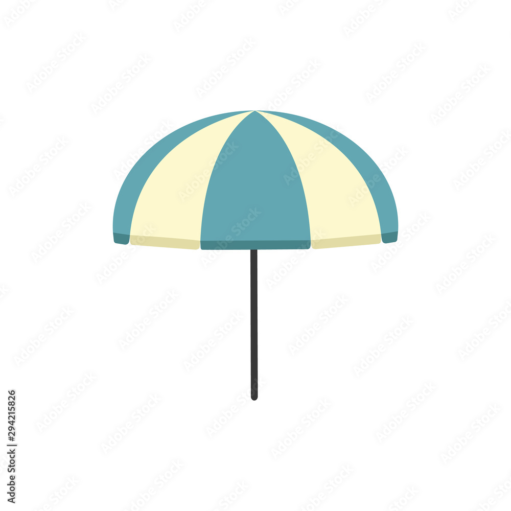 illustration of colorful beach umbrella on white background. illustration of colorful beach umbrella on white background.