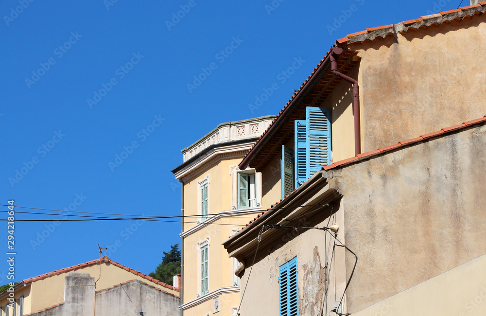 Old town houses - Hyeres - Provence - FRANCE
