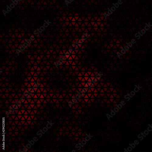 Dark Red vector pattern with polygonal style.