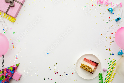 Canvas Print Birthday party background