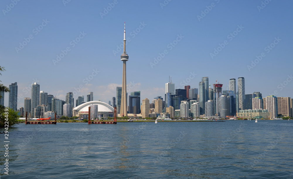 Skyline of Toronto Ontario from Center Island Skyline of Toronto Ontario from Center Island