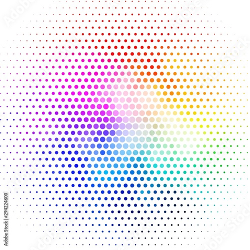 Light Multicolor vector texture with circles. Illustration with set of shining colorful abstract spheres. Pattern for booklets, leaflets.