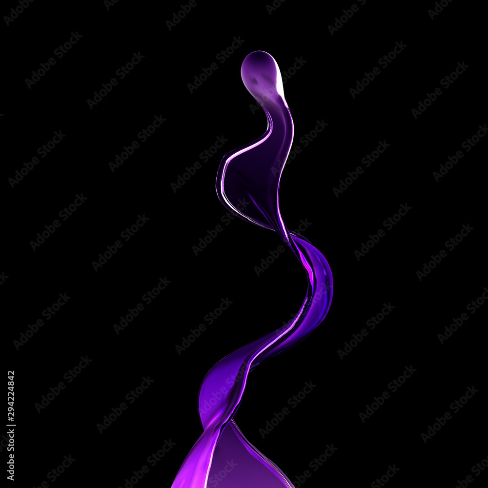 Splash fluid. 3d illustration, 3d rendering. Splash fluid. 3d illustration, 3d rendering.