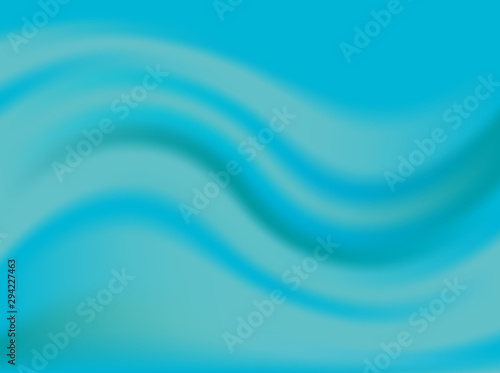 Holographic texture with iridescent neon and pastel gradient colors. Wave design. Vector illustration © annagolant