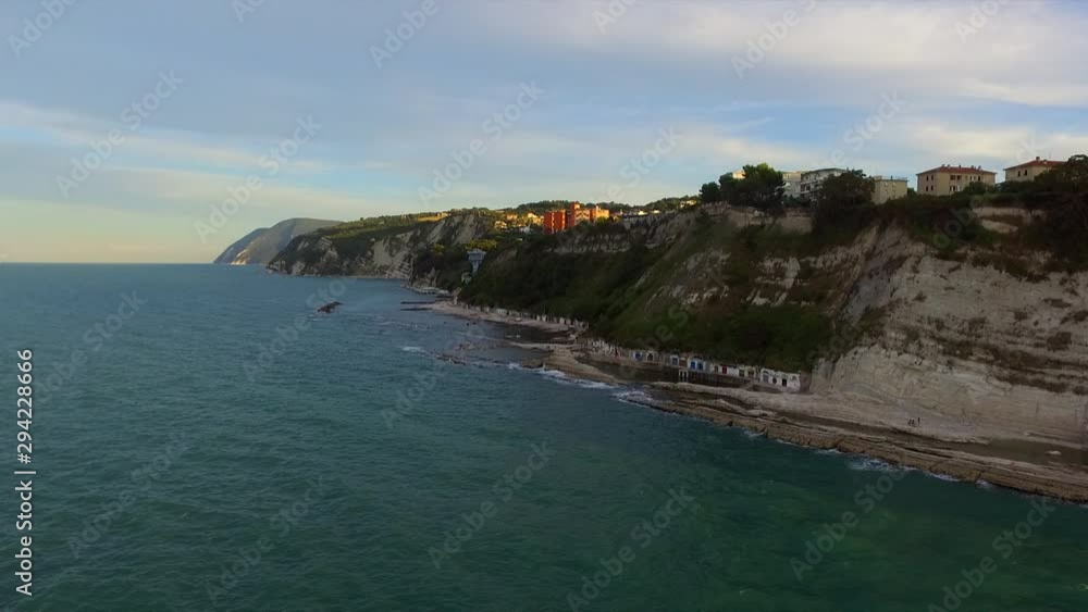 Il Passetto di Ancona visto dal drone Il Passetto di Ancona visto dal drone