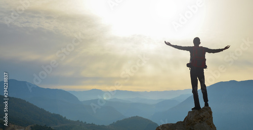 Young Man's Summit Happiness