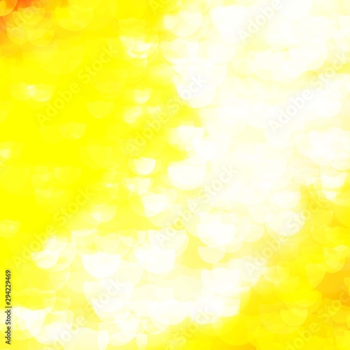 Dark Yellow vector backdrop with dots.