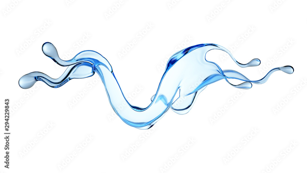 Splash fluid. 3d illustration, 3d rendering. Splash fluid. 3d illustration, 3d rendering.