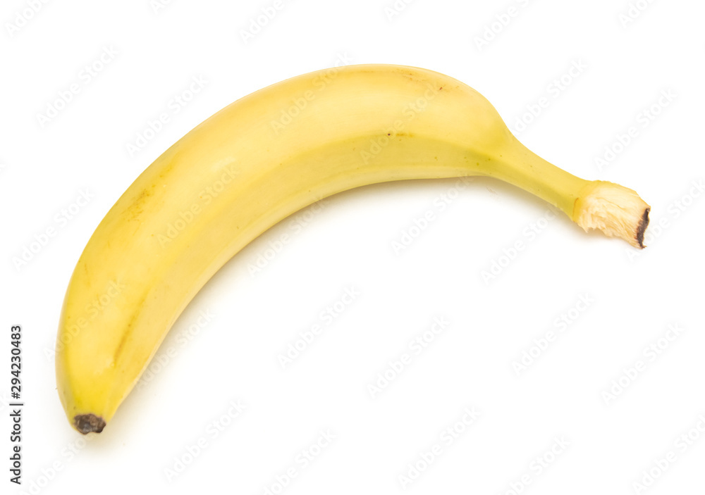 Ripe bananas on a white background, isolate Ripe bananas on a white background, isolate