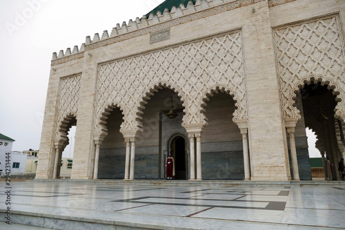 Islamic decorations of the Mausoleum of  Mohammad V photo