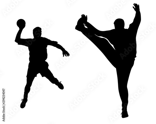 Handball player and goalkeeper