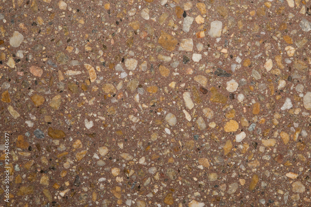 Texture béton désactivé en gros plan avec graviers blanc clair et gris foncé et couleur Texture béton désactivé en gros plan avec graviers blanc clair et gris foncé et couleur