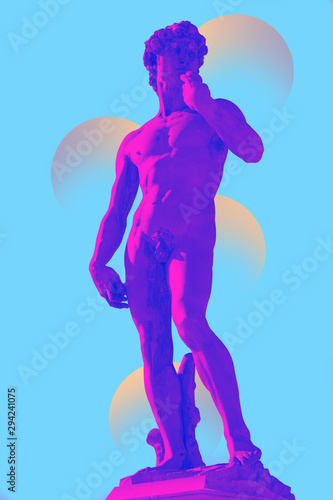 Vaporwave David