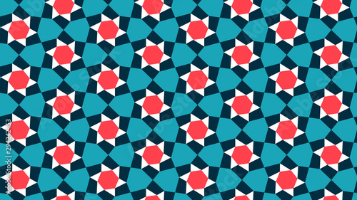 Abstract geometric seamless...