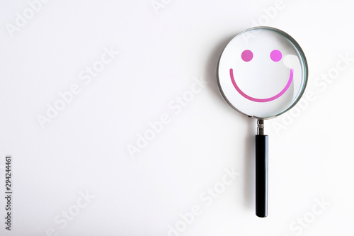 Photos lente di ingrandimento, psicologia, felicità, personalità, psichiatria