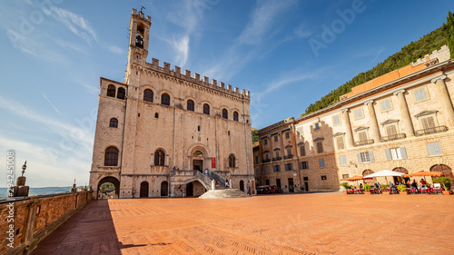 Piazza della Signoria e Palazzo dei Consoli a Gubbio