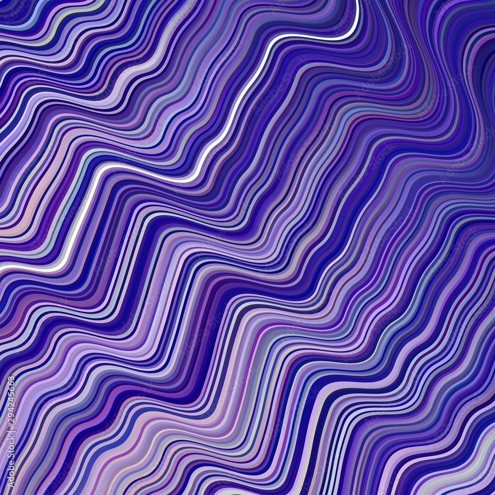 Light Purple vector template with bent lines.