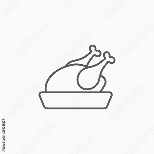 chicken turkey icon