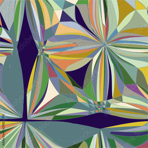 Vector Abstract geometric shapes