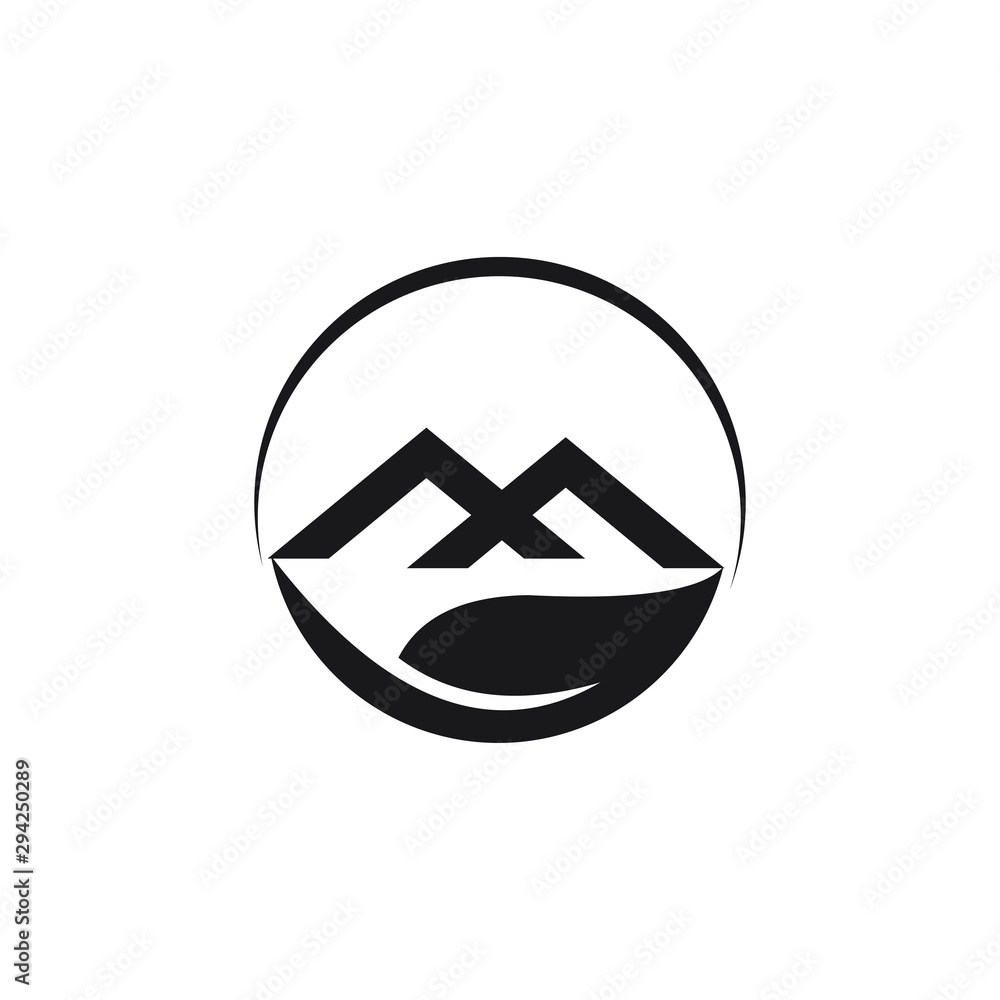 creative mountain logo vector template creative mountain logo vector template
